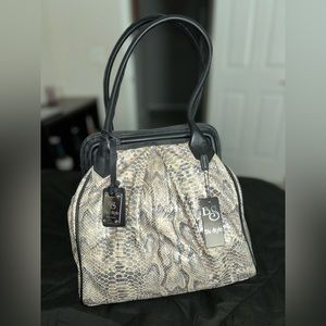 Blu Stlye Snake Skin Handbag